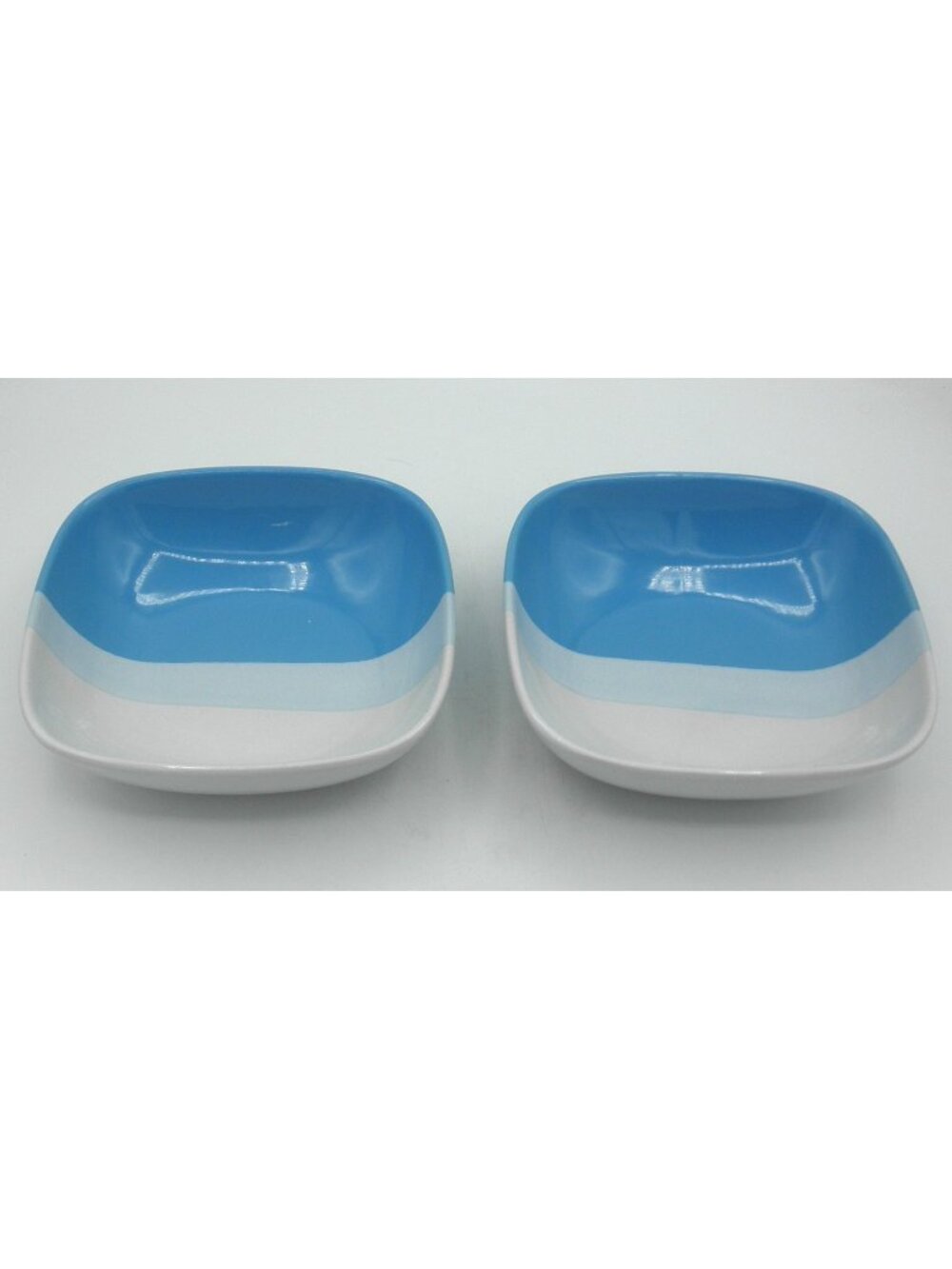 Surreal Hues Blue by Gibson 6-3/4 In. Soup/Cereal Bowls Set of 2 Pattern GIDSUHB
